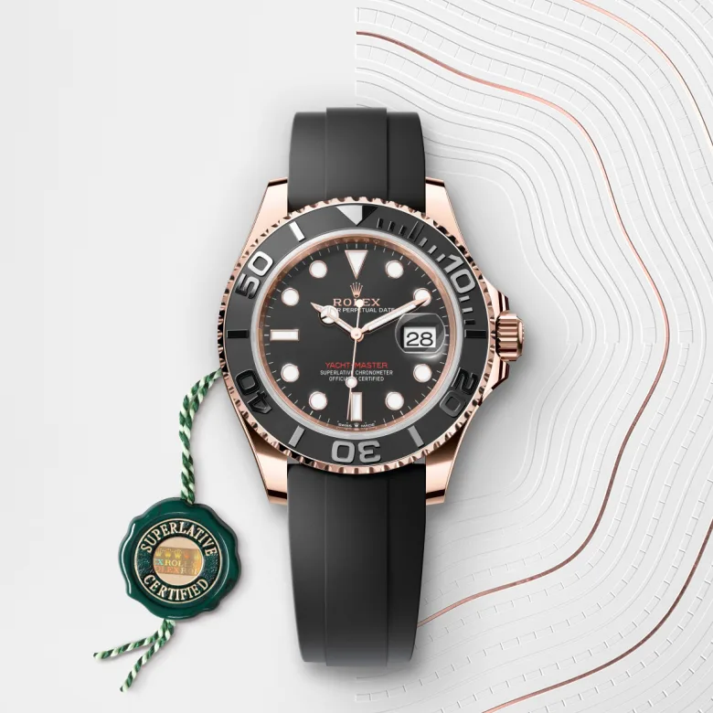 Rolex Yacht Master in 18 ct Everose gold, M126655-0002 - Kee Hing Hung