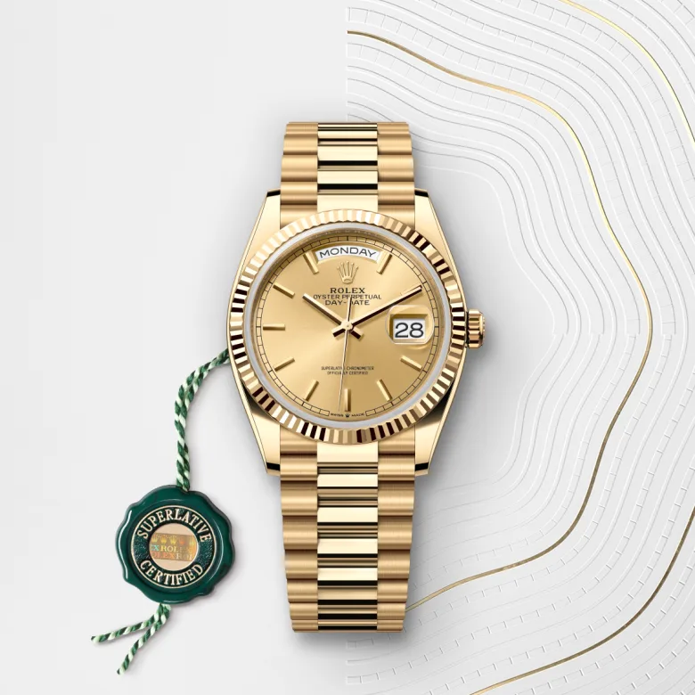 Rolex Day Date in 18 ct yellow gold, M128238-0045 - Kee Hing Hung