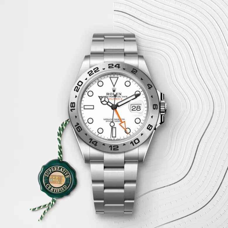 Rolex Explorer II in Oystersteel, M226570-0001 - Kee Hing Hung
