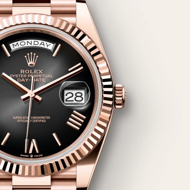 Rolex Day Date in 18 ct Everose gold, M228235-0055 - Kee Hing Hung