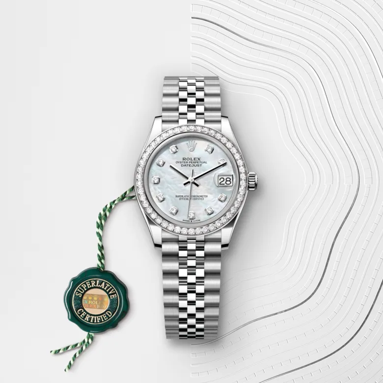 Rolex Datejust in White Rolesor, M278384RBR-0008 - Kee Hing Hung