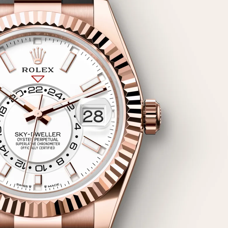 Rolex Sky-Dweller in 18 ct Everose gold, M336235-0003 - Kee Hing Hung