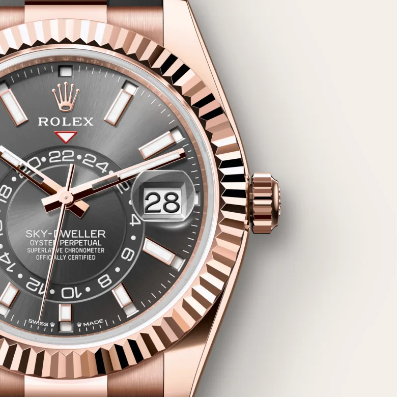 Rolex Sky-Dweller in 18 ct Everose gold, M336235-0004 - Kee Hing Hung