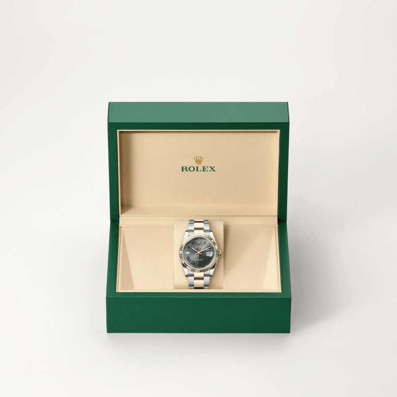rolex datejust in yellow rolesor, m126233-0036- kee hing hung