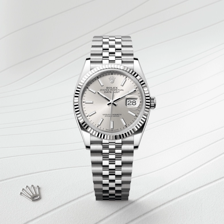rolex datejust in white rolesor, m126234-0013- kee hing hung