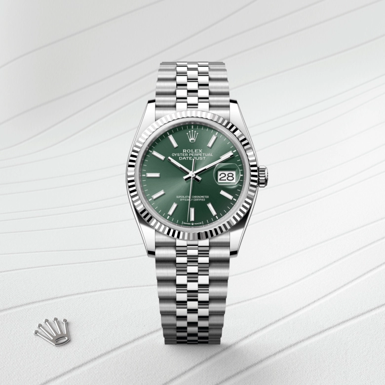 rolex datejust in white rolesor, m126234-0051 - kee hing hung