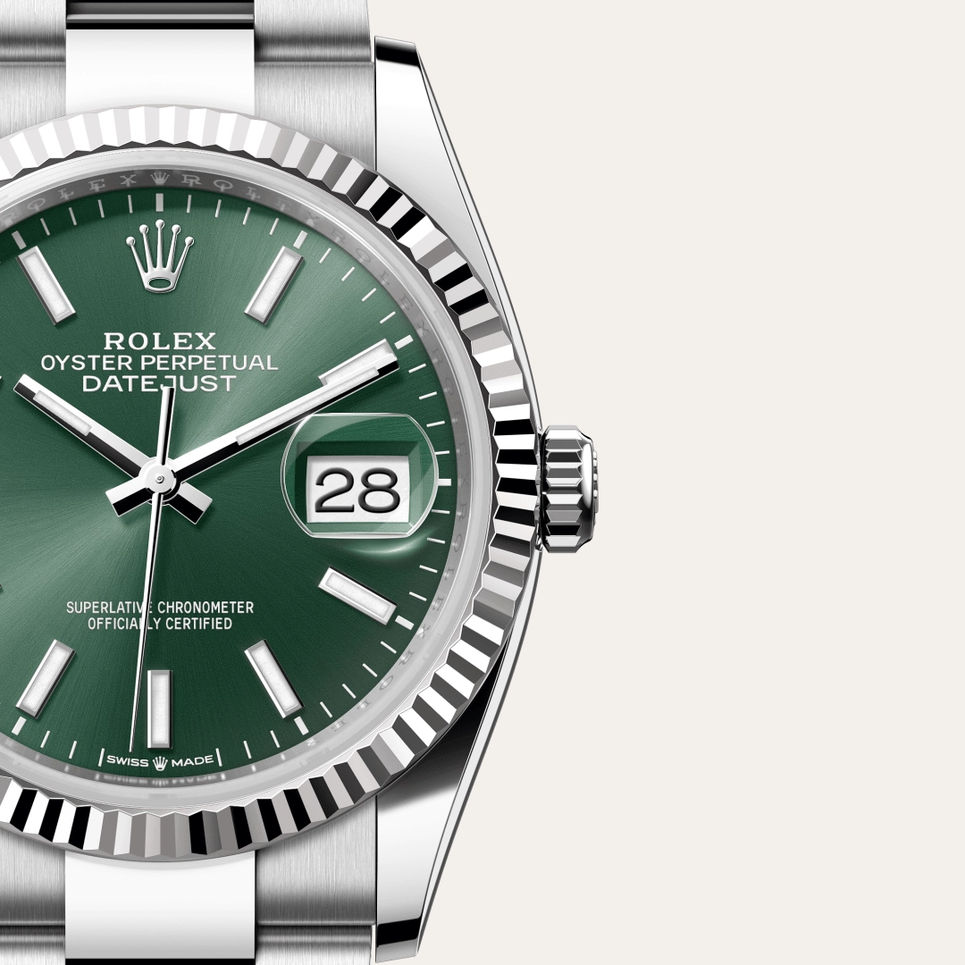 Rolex Datejust 36 White Rolesor, M126234-0052