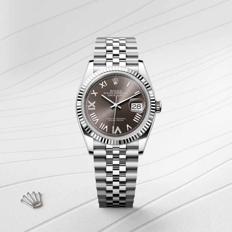 rolex datejust in white rolesor, m126234-0071 - kee hing hung