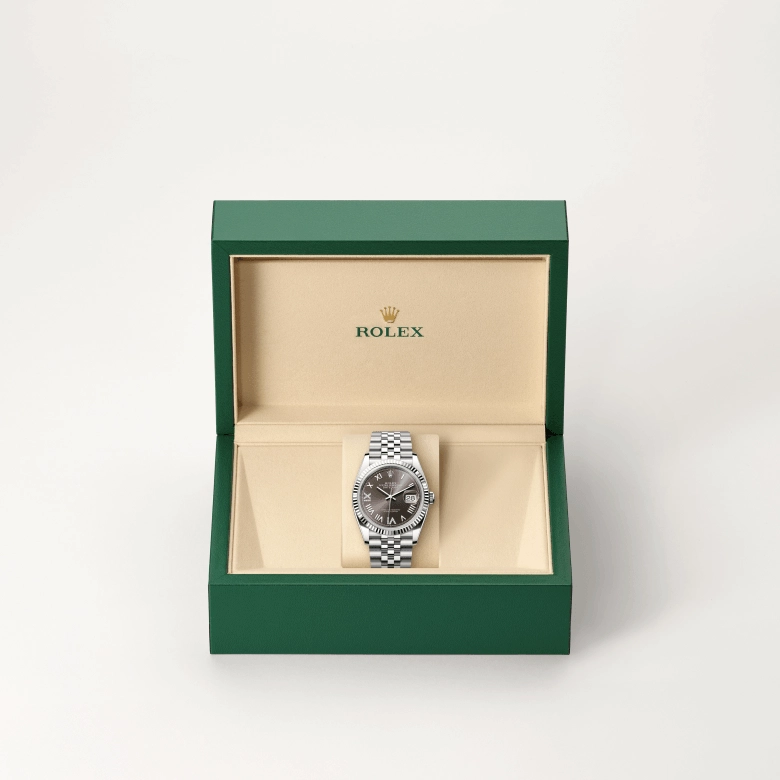 rolex datejust in white rolesor, m126234-0071 - kee hing hung