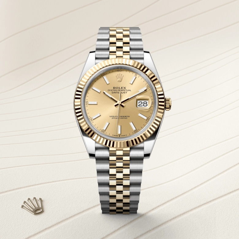 rolex datejust in yellow rolesor, m126333-0010 - kee hing hung
