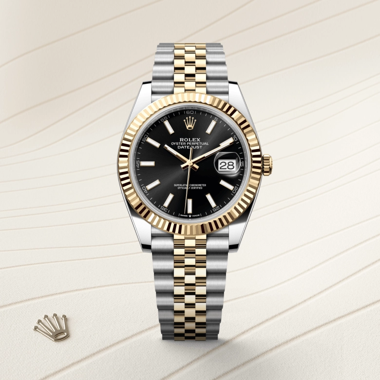 rolex datejust in yellow rolesor, m126333-0014- kee hing hung
