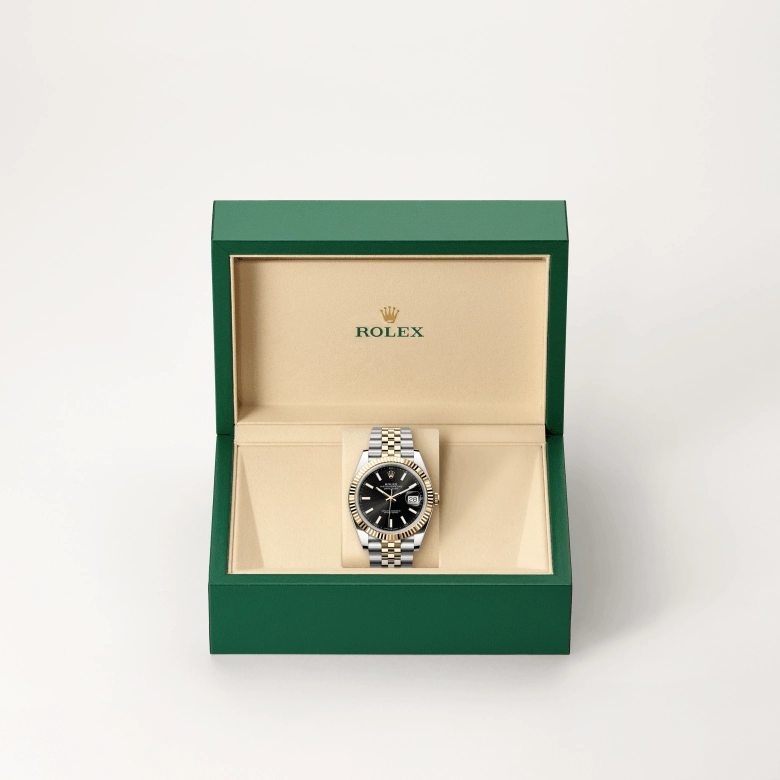 rolex datejust in yellow rolesor, m126333-0014- kee hing hung
