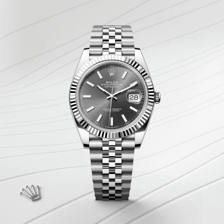 rolex datejust in white rolesor, m126334-0014 - kee hing hung