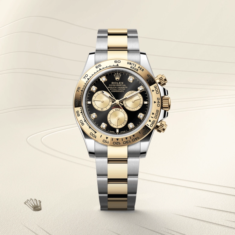 rolex cosmograph daytona in yellow rolesor, m126503-0002- kee hing hung