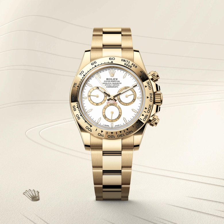rolex cosmograph daytona in yellow gold, m126508-0001- kee hing hung