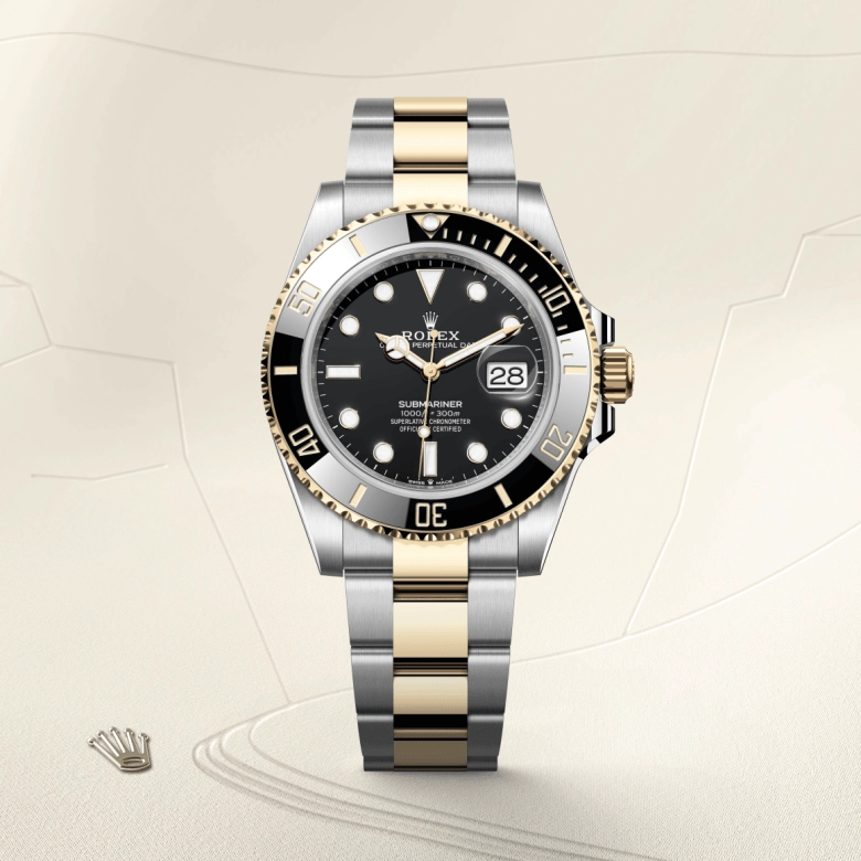 rolex submariner in yellow rolesor, m126613ln-0002 - kee hing hung