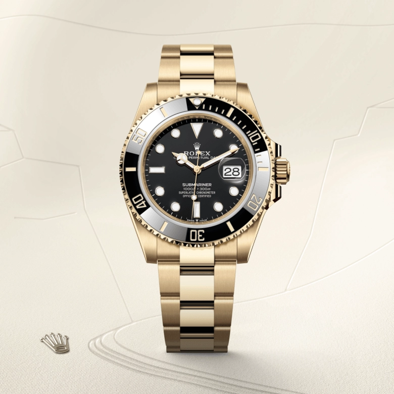 rolex submariner in yellow gold, m126618ln-0002 - kee hing hung