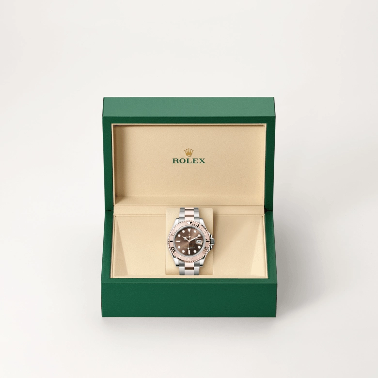 rolex yacht-master in everose rolesor, m126621-0001- kee hing hung
