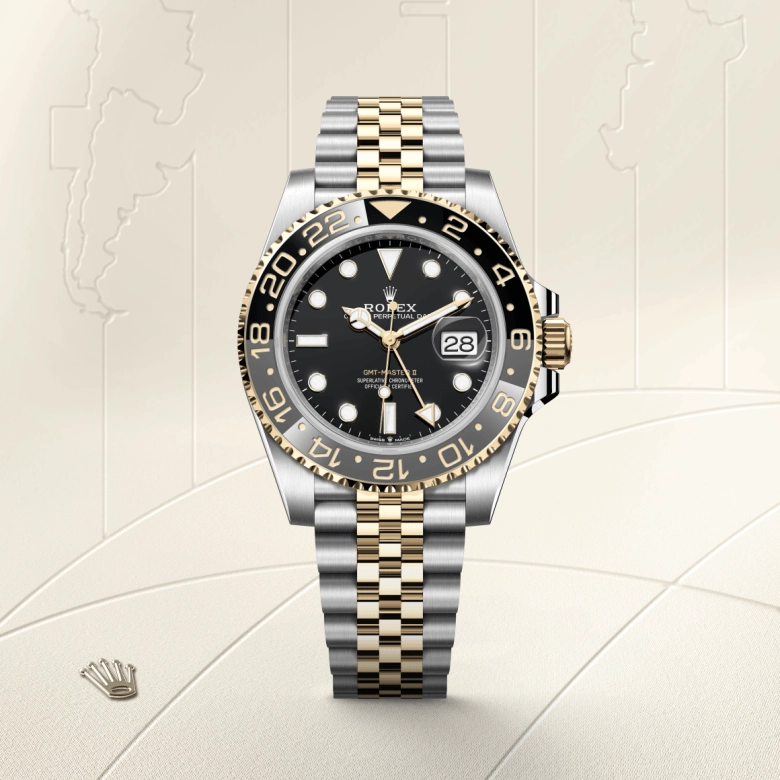 rolex gmt-master ii in yellow rolesor, m126713grnr-0001 - kee hing hung