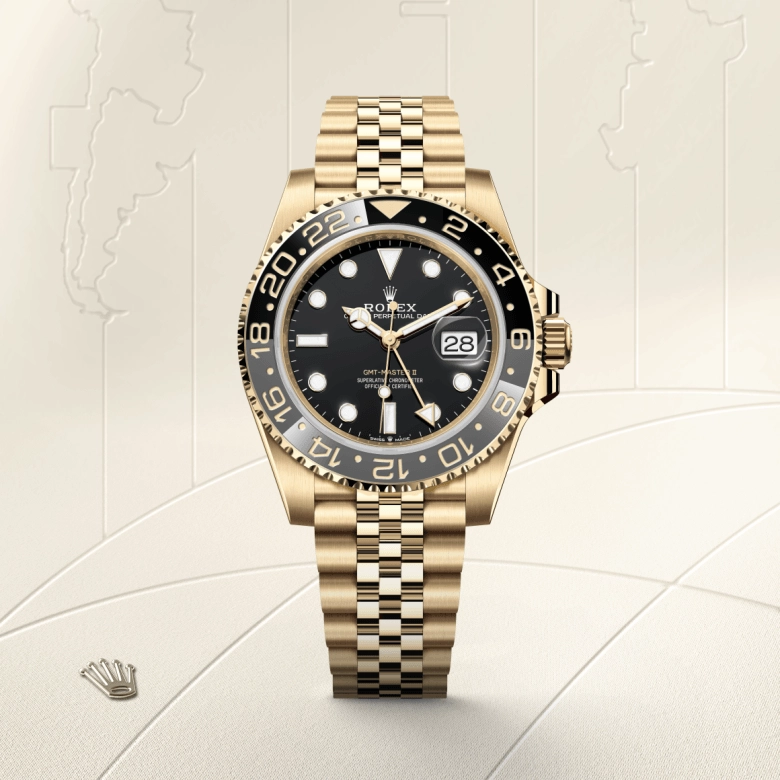 rolex gmt-master ii in yellow gold, m126718grnr-0001 - kee hing hung