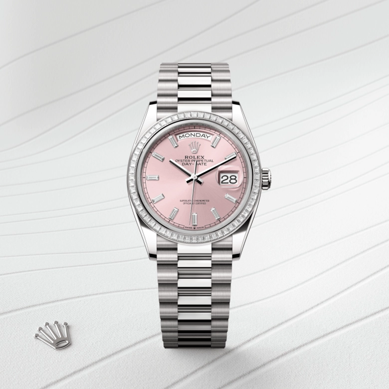rolex day-date in white gold, m128399tbr-0029 - kee hing hung