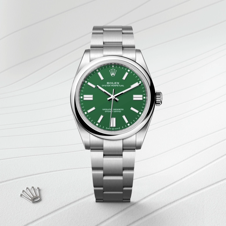 rolex oyster perpetual in oystersteel, m134300-0004 - kee hing hung