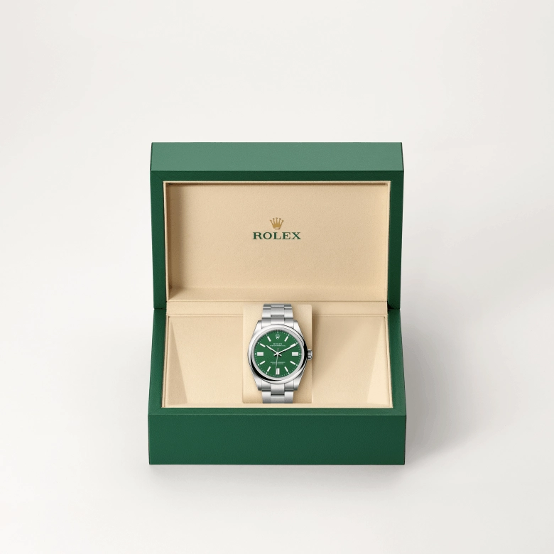 rolex oyster perpetual in oystersteel, m134300-0004 - kee hing hung