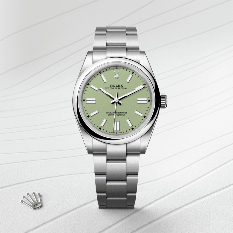 rolex oyster perpetual in oystersteel, m134300-0006 - kee hing hung