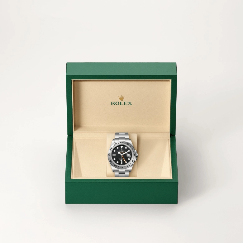 rolex explorer ii in oystersteel, m226570-0002- kee hing hung