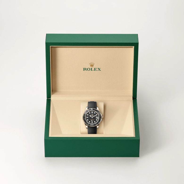rolex yacht-master in everose gold, m268655-0017- kee hing hung