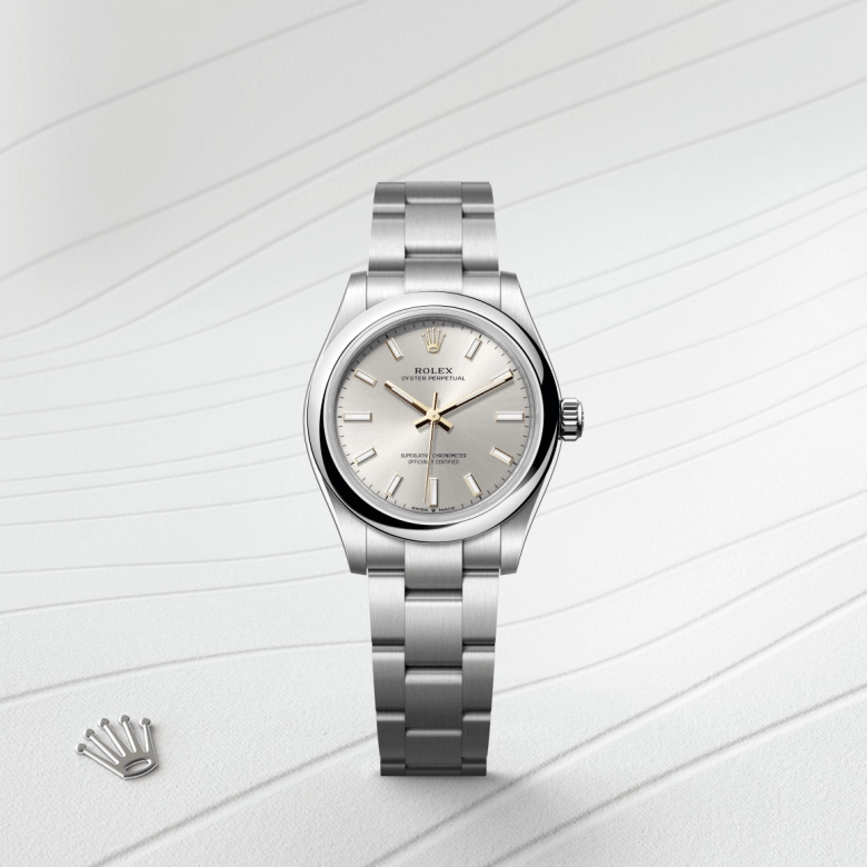 rolex oyster perpetual in oystersteel, m277200-0001- kee hing hung