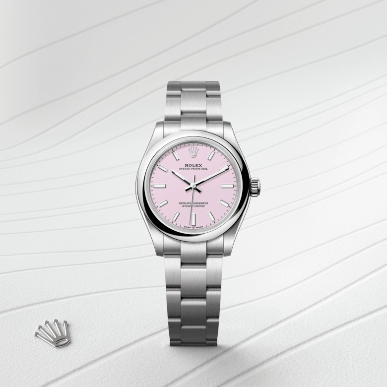 rolex oyster perpetual in oystersteel, m277200-0009- kee hing hung