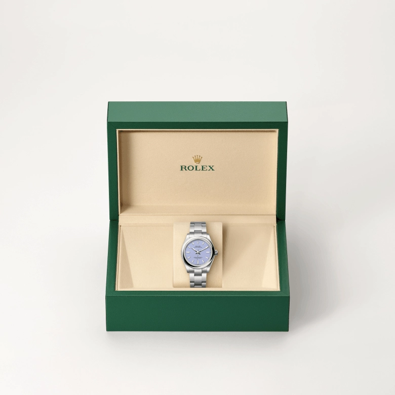 rolex oyster perpetual in oystersteel, m277200-0014 - kee hing hung