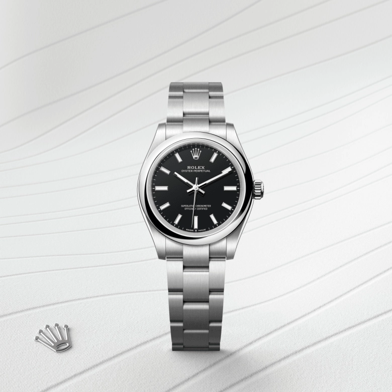 rolex oyster perpetual in oystersteel, m277200-0016- kee hing hung