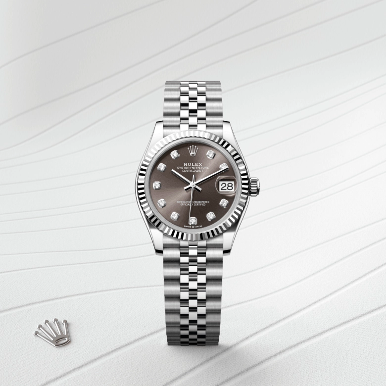 rolex datejust in white rolesor, m278274-0008- kee hing hung