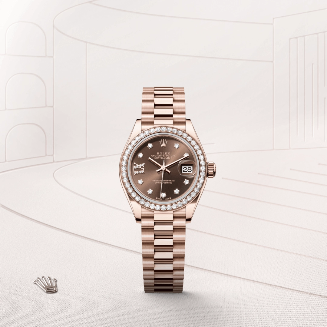 rolex lady-datejust in everose gold, m279135rbr-0001 - kee hing hung