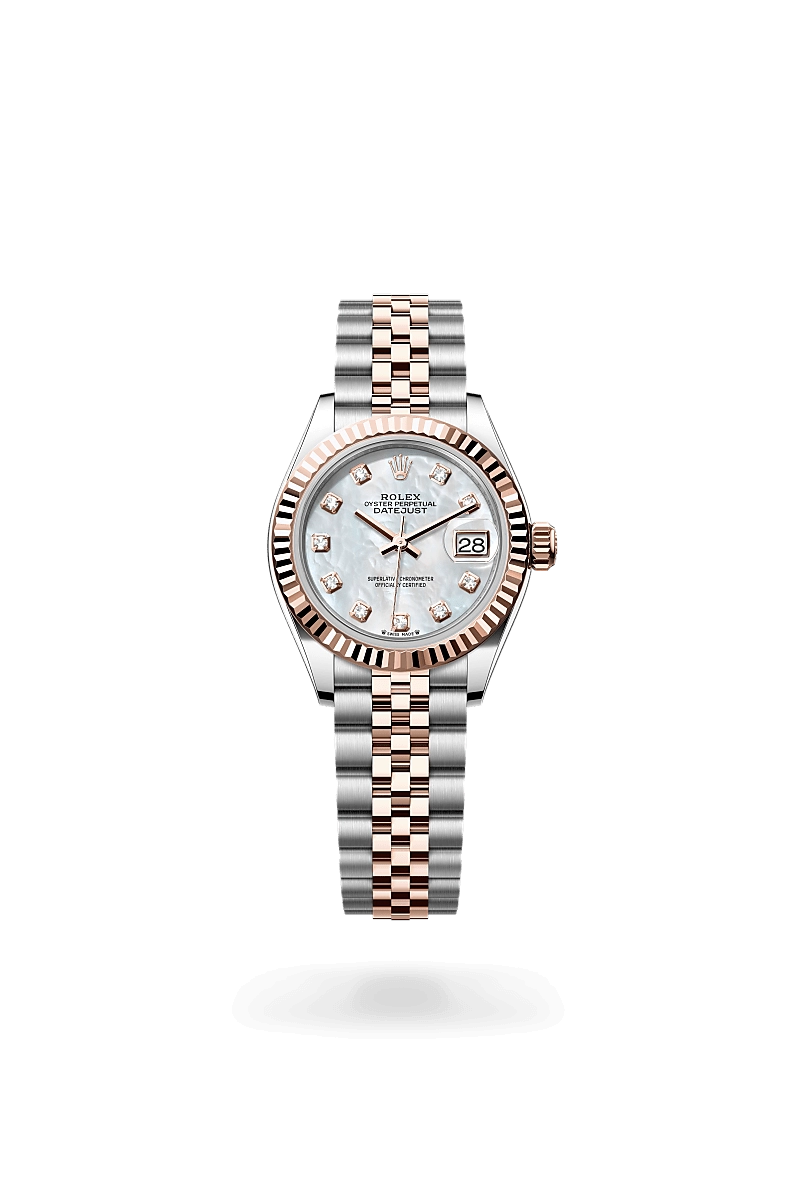 rolex lady-datejust in everose rolesor, m279171-0013- kee hing hung rolex lady-datejust in everose rolesor, m279171-0013- kee hing hung