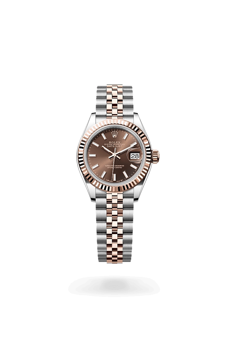 rolex lady-datejust in everose rolesor, m279171-0017- kee hing hung rolex lady-datejust in everose rolesor, m279171-0017- kee hing hung