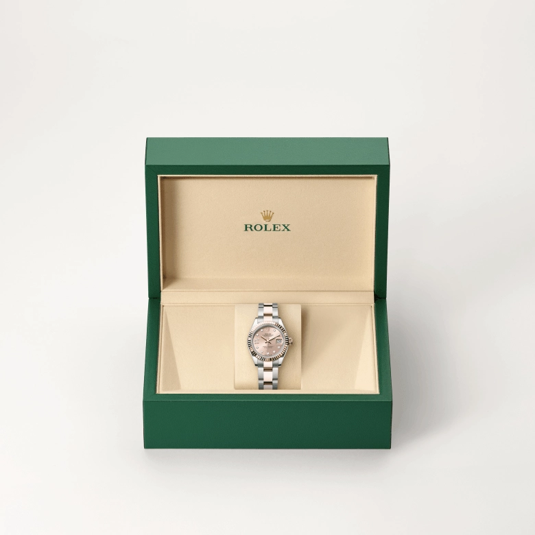 rolex lady-datejust in everose rolesor, m279171-0028 - kee hing hung