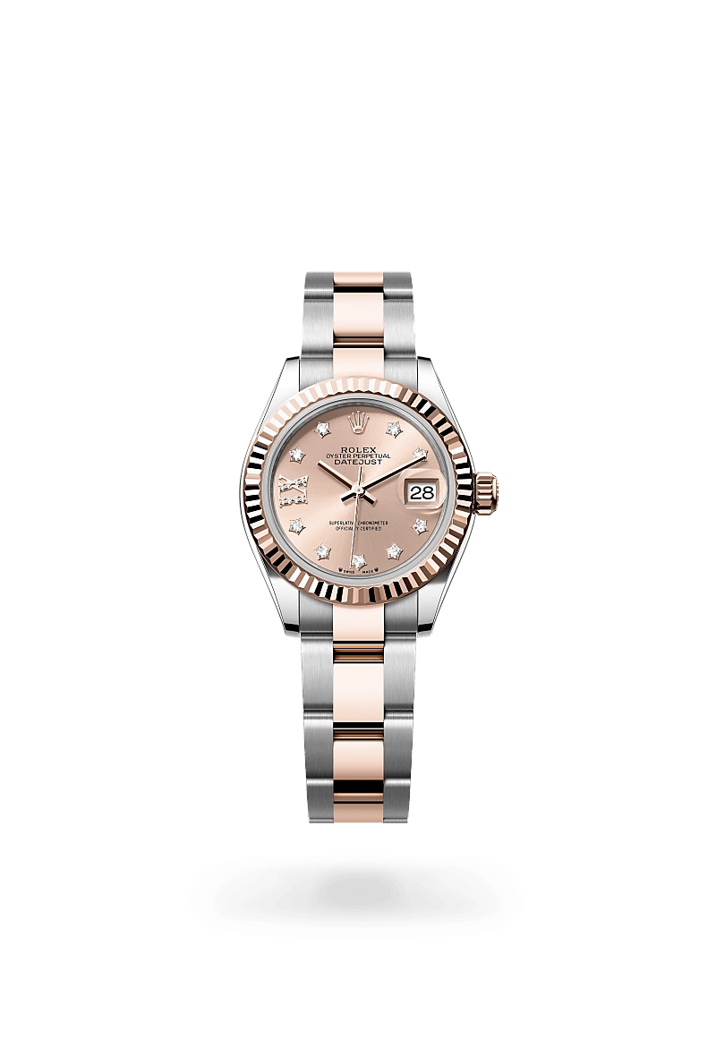 rolex lady-datejust in everose rolesor, m279171-0028 - kee hing hung rolex lady-datejust in everose rolesor, m279171-0028 - kee hing hung