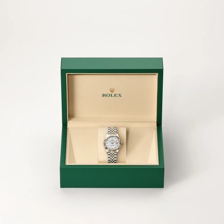rolex lady-datejust in yellow rolesor, m279173-0013- kee hing hung