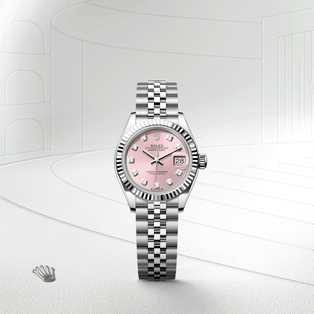 rolex lady-datejust in white rolesor, m279174-0003- kee hing hung