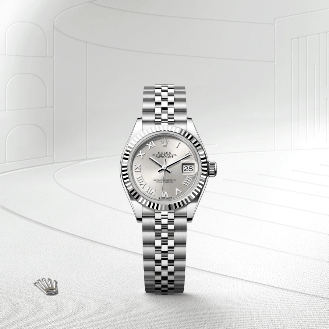 rolex lady-datejust in white rolesor, m279174-0007- kee hing hung