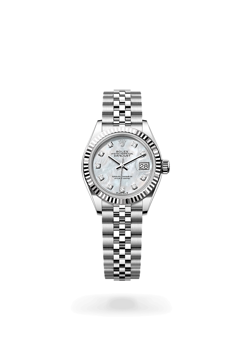 rolex lady-datejust in white rolesor, m279174-0009- kee hing hung rolex lady-datejust in white rolesor, m279174-0009- kee hing hung