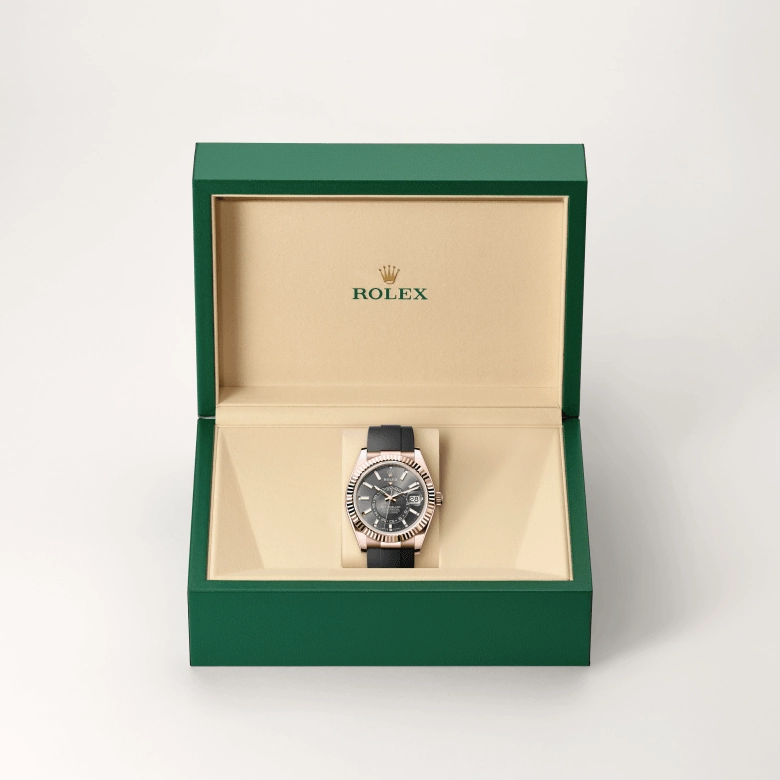 rolex sky-dweller in everose gold, m336235-0004- kee hing hung