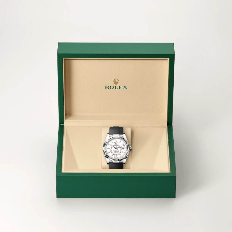 rolex sky-dweller in white gold, m336239-0003- kee hing hung