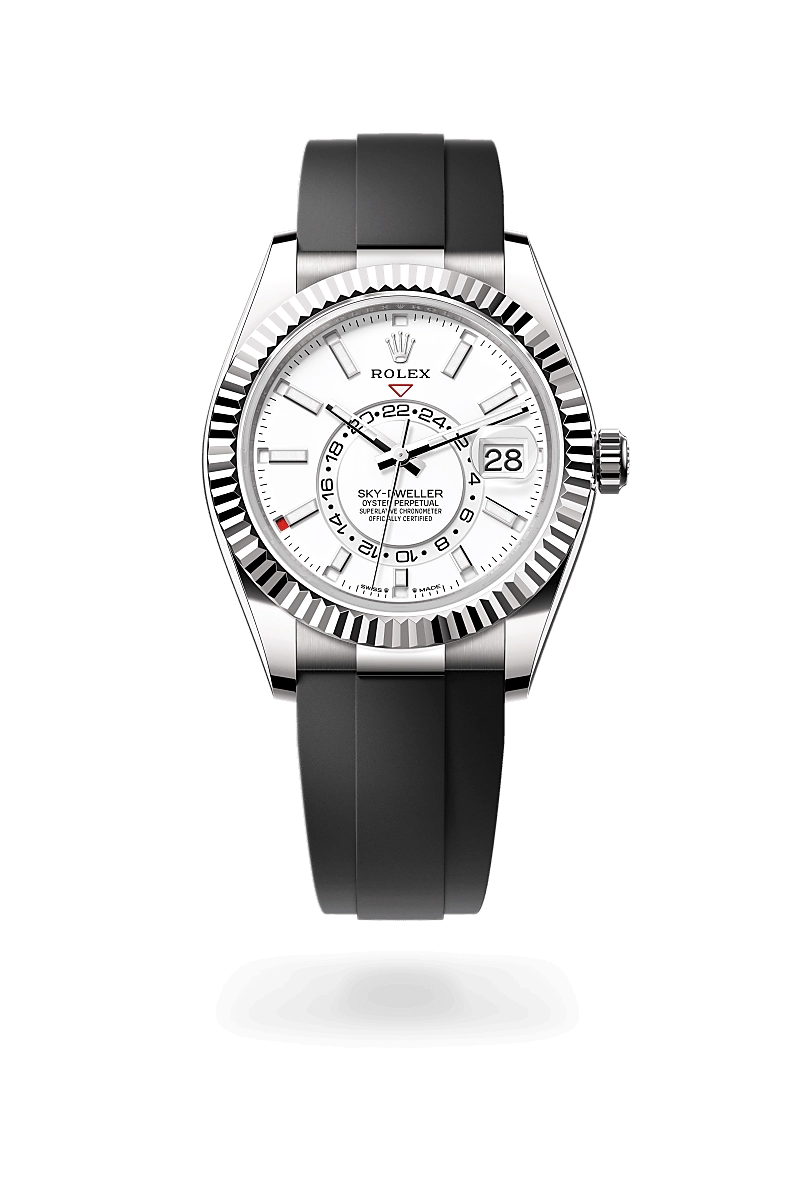 rolex sky-dweller in white gold, m336239-0003- kee hing hung rolex sky-dweller in white gold, m336239-0003- kee hing hung