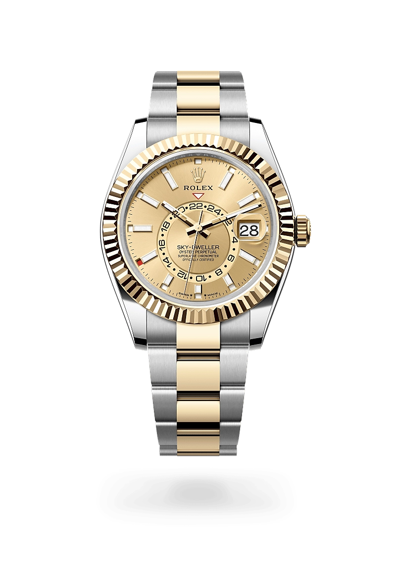 rolex sky-dweller in yellow rolesor, m336933-0001 - kee hing hung