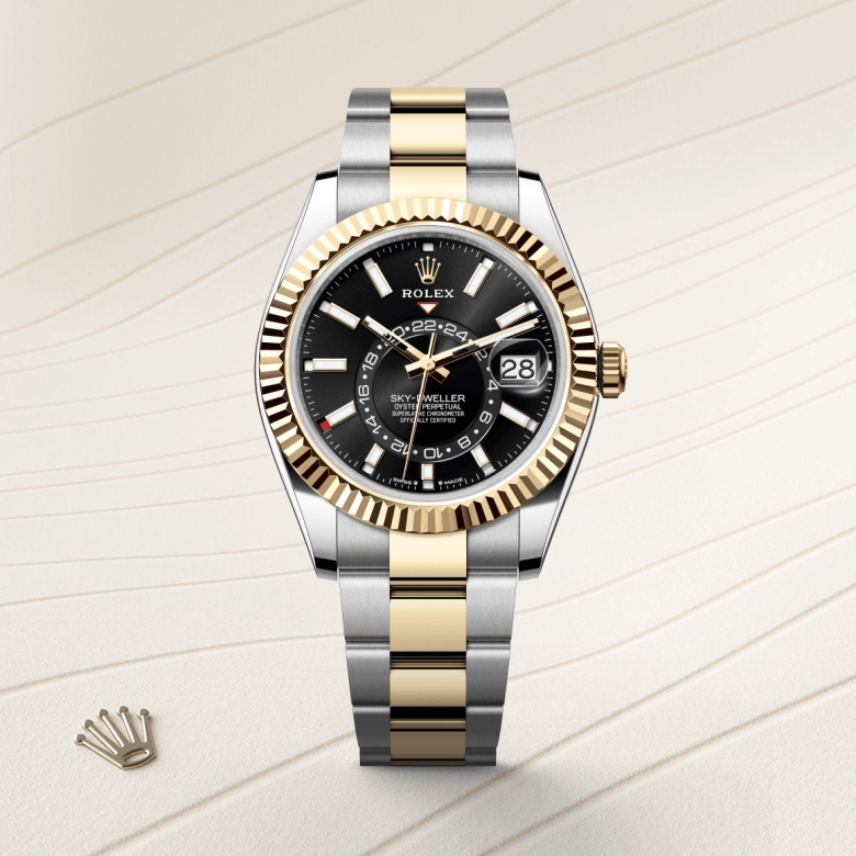rolex sky-dweller in yellow rolesor, m336933-0003- kee hing hung