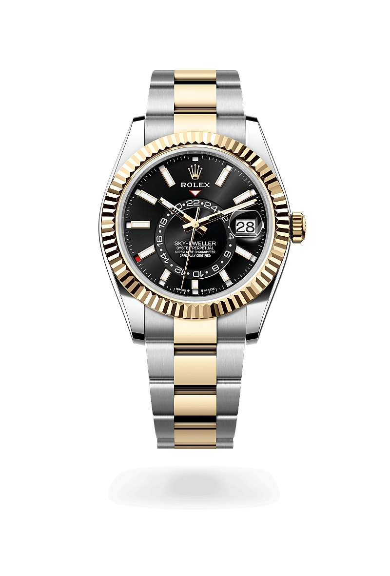 rolex sky-dweller in yellow rolesor, m336933-0003- kee hing hung rolex sky-dweller in yellow rolesor, m336933-0003- kee hing hung